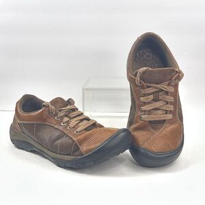 Keen Presidio Cascade Shoes Womens 8.5 Brown Leather Walking Hiking Sneakers